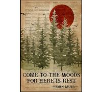 Coming to The Woods Here is A Rest Old-Fashioned Poster Gift for Camping Lovers of Natural Forest Home Decoration Retro Vintage Metal Tin Sign Iron 8x12 in