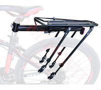 COMINGFIT 80kg Capacity Adjustable Bike Luggage Cargo Rack, Super Strong Bike Luggage Carrier, 4-Strong-Leg Bicycle Cargo Carrier