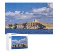 Comino Island Malta Puzzle for Adults, 1000 PCS, Illustrated Jigsaw Edition, Classic Jigsaw Entertainment for The Home, at Home