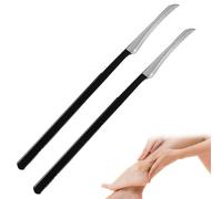 Comioke 2 x Pedicure Knife, Professional Pedicure Knife, Pedicure Scraper, Callus Removal Foot Scraper, Stainless Steel Callus Remover, Scraper for Removing Dead, Foot File Callus Remover