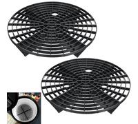 Comioke Car Wash Bucket Sand Filter Screen, 2pc Car Wash Bucket Insert, Automotive Bucket Insert Grit Traps, Grit Guard Insert, Bucket Insert System, Bucket Guards 26cm (Black)