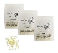 Comioke Orthodontic Elastic Rubber Bands, 1/4 Inch, Set of 300, Rubber, 3 Packs
