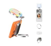 COMITOK Magnetic Selfie Fill Ring Light for Phone, Portable Phone Accessories with Make-up Mirror Built-in Magnet Support Viewfinder Mirror Attaching for Vlog/Tiktok/Video Recording/Little Conference