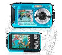 Comius Sharp Underwater Camera, 10 ft Underwater Camera, Snorkelling, 30MP Photo FHD Video Digital Camera Waterproof with 32G Memory Card for Self-Timer Underwater, Swimming, Surfing, Diving