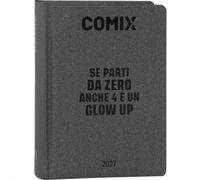 COMIX - 2027 16 Month Daily Diary, Diary for Middle and High Schools, Hardcover, 576 Pages with Graphics and Comics, Ideal for Boys and Girls, Mini Size 11 x 6 cm