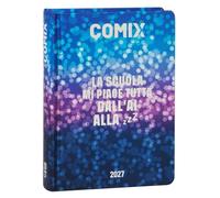 COMIX - 2027 16 Month Daily Diary, Diary for Middle and High Schools, Hardcover, 576 Pages with Graphics and Comics, Ideal for Boys and Girls, Mignon Format, 9 x 12.5 cm