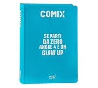 COMIX - 2027 16 Month Daily Diary, Diary for Middle and High Schools, Hardcover, 576 Pages with Graphics and Comics, Ideal for Boys and Girls, Mignon Format, 9 x 12.5 cm
