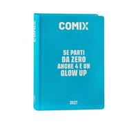COMIX - 2027 16 Month Daily Diary, Hardcover, 576 Pages with Graphics and Comics, Ideal for Boys and Girls, Mini Size 4.3 x 6 Inches