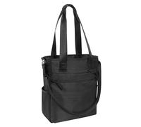 COMIX Campus - Work Backpack, Travel and Leisure, Padded Pocket for PC or Tablet 13 inches, 2 Side Pockets with Elastic, Ergonomic Mesh Back, Strap for Anchor to the Trolley, 29 x 40 H x 15 cm, Black,