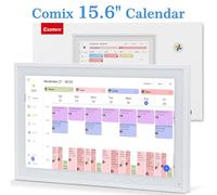 Comix Digital Calendar 15.6" HD Touchscreen Wall & Desk Smart Family Organizer, with Chore Chart, Meal Planner,Achievement Reward& Digital Photo Frame for Family & Office,Gift for Calendar 2026 plan