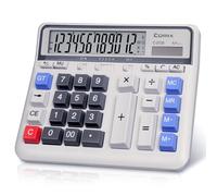 Comix Large Calculator with 12-Digit Large Buttons Desk Calculator