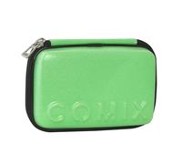 Comix - School Pencil Case, Maxi Zip Pencil Case for Children and Teenagers, with Stationery Set Included, Hard Cover with Maxi Embossed Logo and Metal Pull, 21 x 14.5h x 6.5 cm, Green, Green, Casual