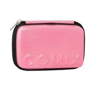 Comix - School Pencil Case, Maxi Zip Pencil Case for Children and Teenagers, with Stationery Set Included, Hard Cover with Maxi Embossed Logo and Metal Pull, 21 x 14.5h x 6.5 cm, Pink, Pink, Casual