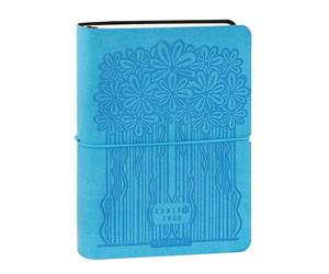 COMIX U YOURSELF 2025-2026 Mini Daily Diary, 16 Months, Soft Cover with Elastic Soft Cover, 448 Pages, Ideal for School and University, 4.3 x 6 inches, Blue