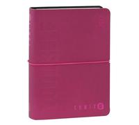 COMIX U YOURSELF 2026-2027 Mini Daily Diary, 16 Months, with Soft Cover Heating, Elastic and 448 Pages, Ideal for School and University, 4.3 x 6 inches, Magenta