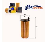 Oil Filter for Mini R56 R55 R57 R60 One, Cooper 11428507683