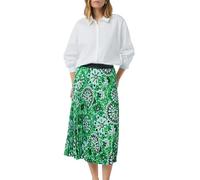 comma 2160802 Pleated Skirt, Green, 34