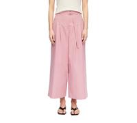Comma 2180494 Women's Pleated Trousers 7/8, Pink, 16