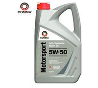 Comma 5L Fully Synthetic Motor Oil Motorsport 5W-50 MS5L