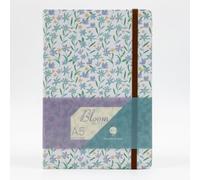 COMMA | Bloom Series | A5 Size | Hard Bound Notebook | 160 Pages | 100gsm Natural Shade Paper | PU Cover Material - White