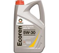 Comma Ecoren 5W-30 Fully Synthetic Engine Motor Oil For Renault Vehicles 5 Litre