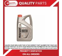 Comma - MS5L - MOTORSPORT 5W50 Fully synthetic motor oil Suitable for 5L