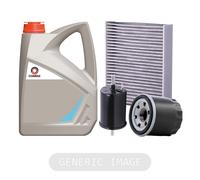 COMMA Engine Oil Prolife 5W-30 20L + MANN Oil + Air + Fuel Filter For MITSUBISHI