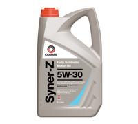 Comma Engine Oil Syner-Z 5W-30 Fully Synthetic Motor Reduce Start-up Wear 5L