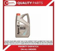 1x Comma Syner-Z 5W30 Fully Synthetic 5 Litre Motor Oil Prolong Engine Life