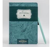 COMMA | Flowers Series | A5 Size | Hard Bound Notebook with Pen | 160 Pages | 100 gsm Natural Shade Paper | Debossed PU Cover - Blue