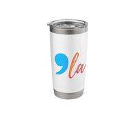 Comma La (Kamala Harris) Election 2024 President Stainless Steel Insulated Tumbler