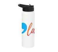 Comma La (Kamala Harris) Election 2024 President Stainless Steel Insulated Water Bottle