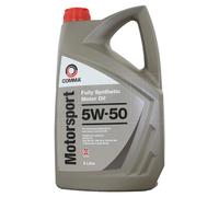 Comma Motorsport 5w50 5w50 Fully Synthetic Racing Car Engine Oil 5 Litres 5L