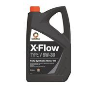 Comma Oil Comma Engine Oil X-Flow Type V 5W-30 Fully Synthetic Petrol Diesel Cars 5 Litre