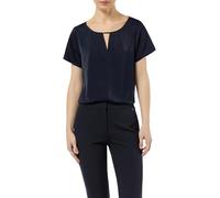 comma Satin Blouse Short Sleeve, 5976, 14