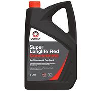 Comma Antifreeze & Coolant Super Longlife (Super Red) Concentrated 5L SLA5L