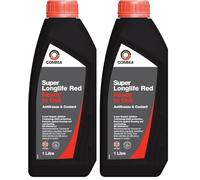 Comma SLC1L Super Longlife Antifreeze and Coolant, 1 Liter (Pack of 2)