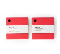 COMMA Spectrum Paper Block (9cm x 9cm) | 400 Pages | Multicoloured - Pack of 2