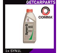 Comma Syner-G 5W-40 Fully Synthetic Motor Oil ACEA A3/B4 1L - SYN1L