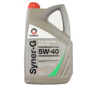 Comma Syner-G 5W-40 Fully Synthetic Motor Oil Fuel Injected Car Engine 5 Litres