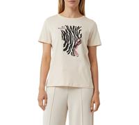 Comma T-shirts Beige size 44 | Wide Pants Outlet | Women | Brown 44