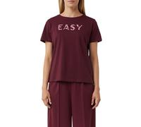 Comma T-shirts Burgundy size 40 | Wide Pants Outlet | Women | Brown 40