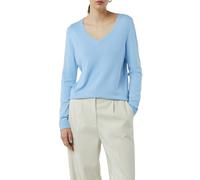 Fine Knit V-Neck Jumper for Women COMMA Bleu 36