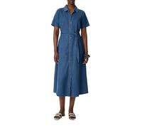 comma Women's 2163458 Jean Dress, Blue, 20