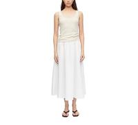 Comma Women's Skirt 2180709 0100 White 34