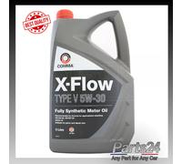 1x Comma X-Flow Type V 5W30 5 Litre Petrol & Diesel Motor Oil Fully Synthetic