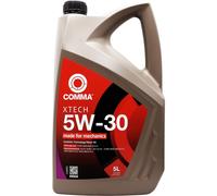 Comma Engine Oil Xtech 5W-30 Fully Synthetic Petrols Diesel Vehicle 5 Litre