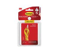 Command Medium Hooks White Value Pack of 6 [4396]