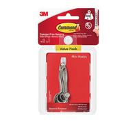 Command 17006-18 Mini Hooks Value Pack 225G 18Pk One Colour (One Size)