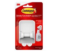 Command 17009 Spray Bottle Hanger - White Gripper with Adhesive - Damage Free Cupboard Storage Hook